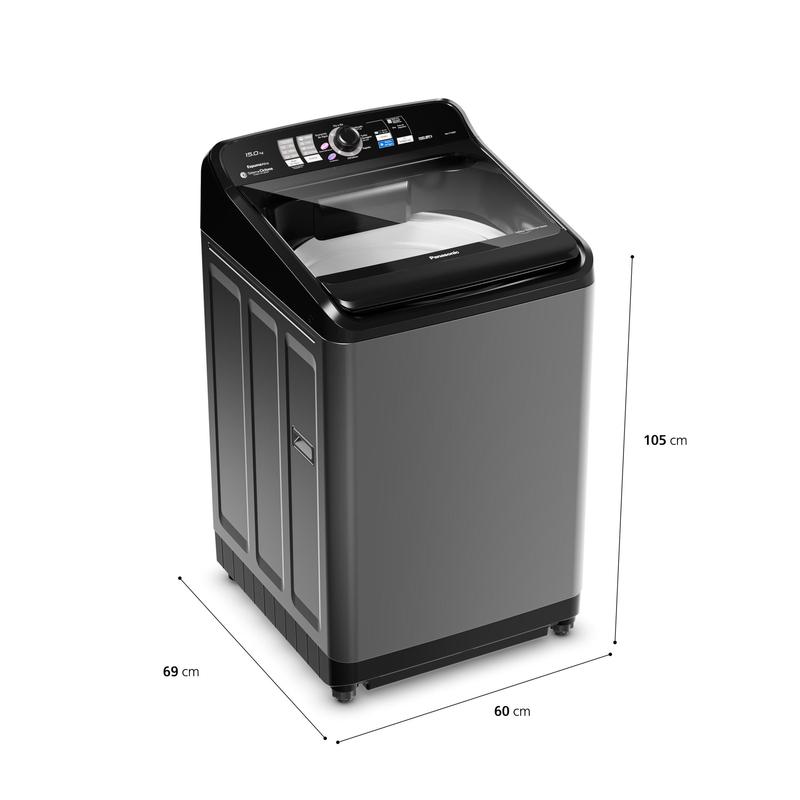 Máquina de lavar Ideal+ Panasonic 13Kg Lavagem Eficiente